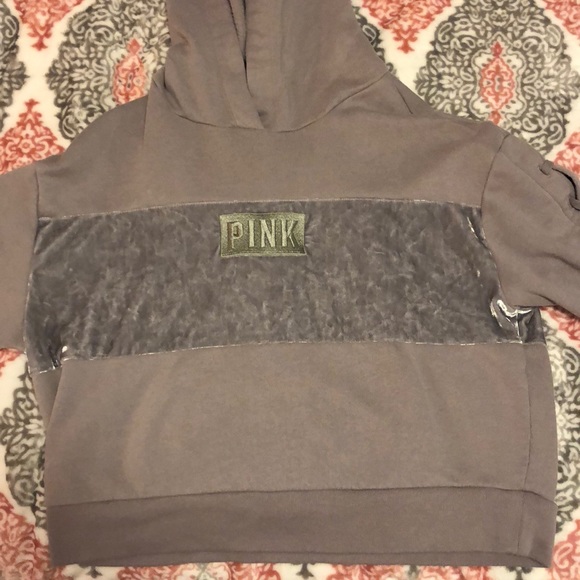 PINK VS Cropped Hoodie - Picture 1 of 3